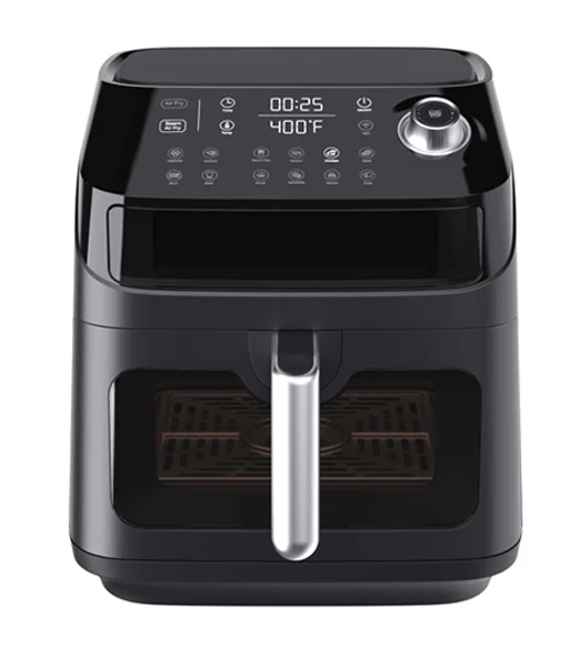 6L 12 Menus Carbon Fiber Heating Tube Steam Air Fryer